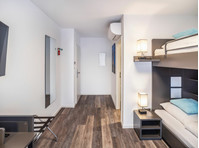 Ohne Küche-  Etagenbettzimmer mit Balkon in Mannheim - Zu Vermieten