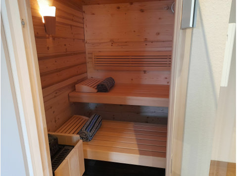 Spacious & modern loft with Sauna in Bühlerzell - Til leje