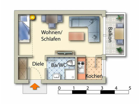 Cozy, gorgeous flat in Nürnberg - 	
Uthyres