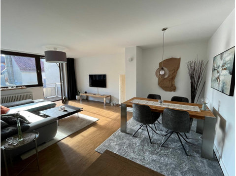 High-quality furnished City-Loft with south balcony in the… - Til leje