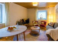 Quiet & newly furnished 3 room apartment with sunny terrace - À louer