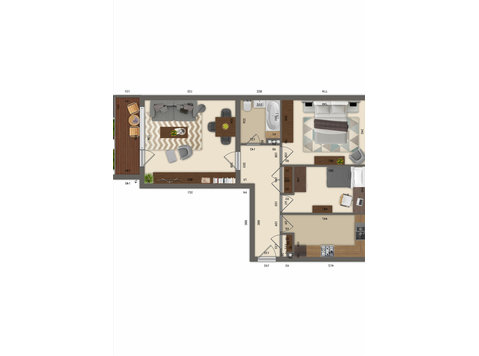 Bright, furnished 11.5 sqm private room (incl. utilities +… - Vuokralle
