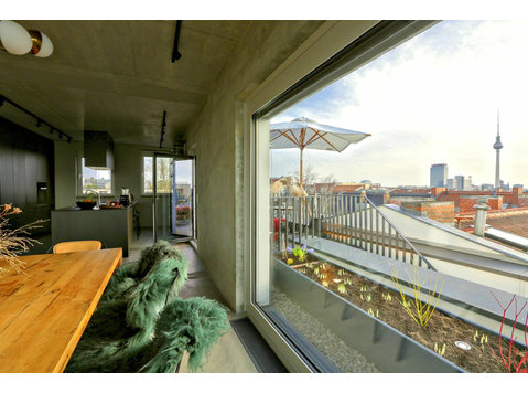 Unique Penthouse with Sauna and Roof Terrace - Til Leie