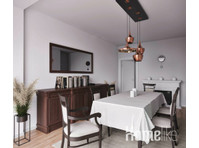 Chic 3-Bedroom Apartment with Serene Garden in… - Apartman Daireleri