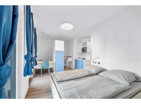 Mietrabatt - Möbliertes Studio mit Terrasse für Paare - Wohnungen