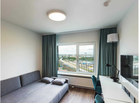 Mitte - Möbliertes Neubau Studio mit fantastischer Aussicht - Wohnungen