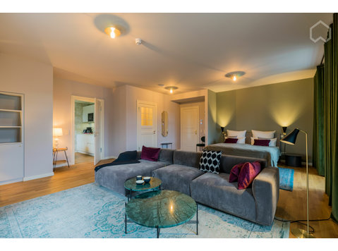 Spacious 1 room apartment with upscale furnishings at the… - For Rent
