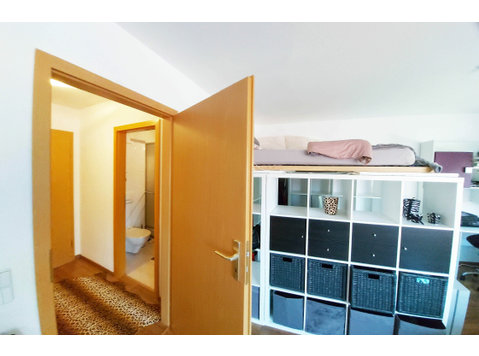 Attractive 1-room flat with balcony and fitted kitchen in… - For Rent