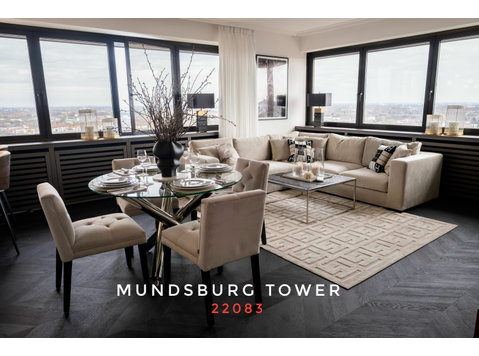 Luxuriously furnished flat with a view over Hamburg - Aluguel