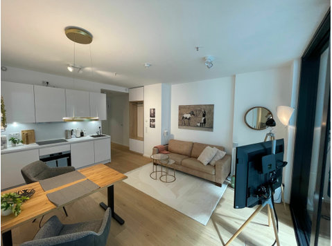 Luxus Apartment 55qm, mit Concierge, Fitness u. Rooftop - Zu Vermieten