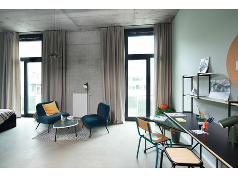 Patio - Deluxe Apartment Long  - Top Location in Frankfurt… - За издавање