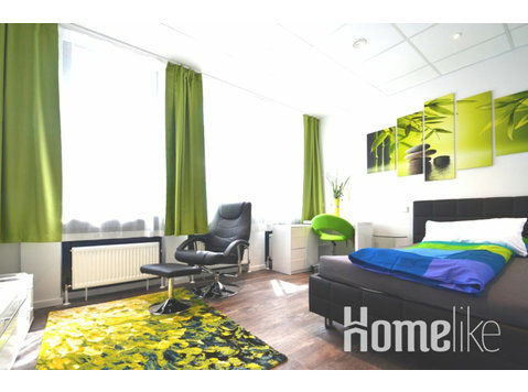 Bel et confortable appartement pour célibataires à Francfort - Appartements