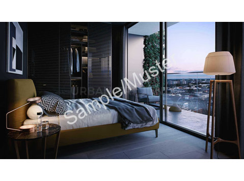 Brandneues, stilvolles Studio-Apartment mit Balkon - Wohnungen