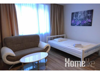 Large furnished 1 room apartment in central city location… - Byty