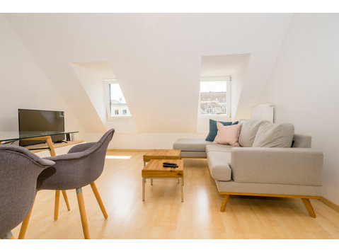 central | cute | calm - wiesbaden attic apartment - For Rent