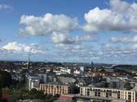 ★ View over the city to the Baltic Sea / city center /… - За издавање