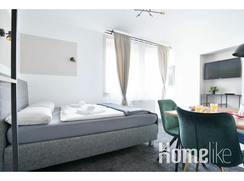 Comfortable studio with double bed in the center of Bonn - Apartments