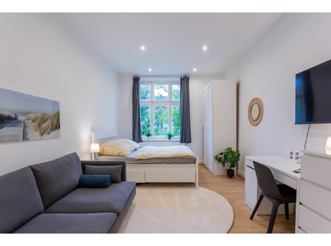 Modern, Fully Furnished One-Room Apartment with Home Office… - Cho thuê