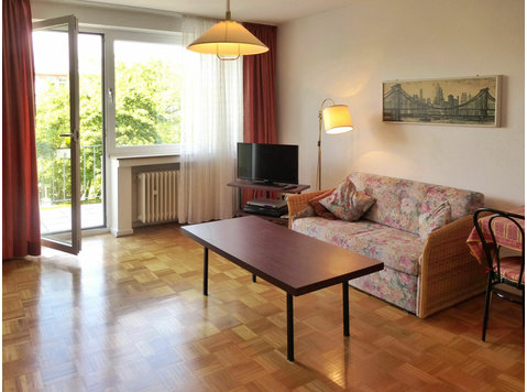 Central 1 room apartment with flair and sunny balcony - For Rent