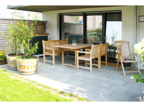 Family-friendly apartment at the Ökotop with garden terrace… - Te Huur