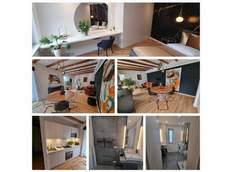 Modern + new atelier appartment in the heart of Duesseldorf - For Rent