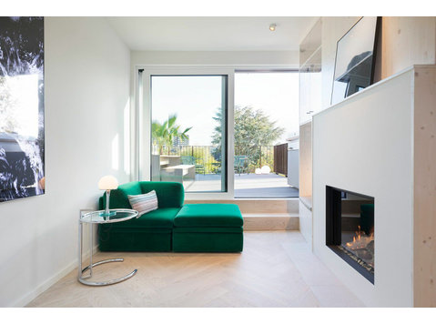 Penthouse with Terrace, Fireplace, and Art Highlights on… - For Rent