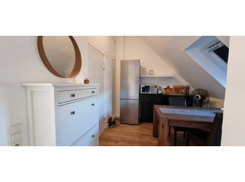 Sunny terrace apartment above the rooftops of Düsseldorf - For Rent