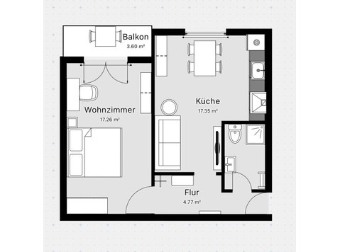 Apartment in Hüttenstraße - Apartments