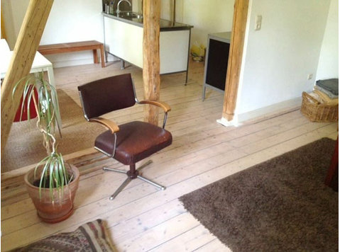 Idyllic furnished colliery house with quiet garden - For Rent