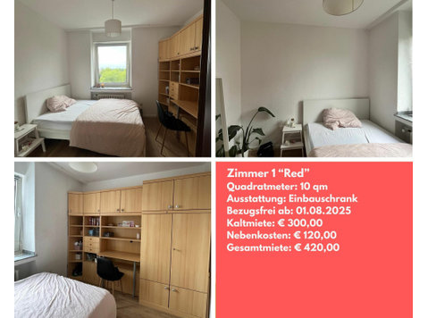 3 helle WG-Zimmer in frisch renovierter 4er-WG mit Balkon… - Aluguel