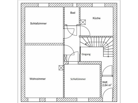 Fitter's apartment centrally in Bitterfeld - Til leje