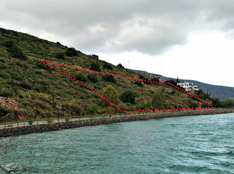 Seafront plot 6.100m2 to sale, Elounda Bay, Creta, Greece - Zemlja