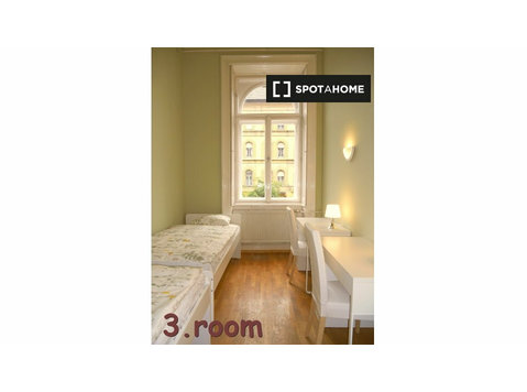 Bed in twin room in Budapest - เพื่อให้เช่า