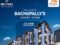 2 and 3bhk Apartments in Bachupally | Skyon by Risinia - 아파트