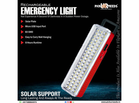 Pick Ur Needs Side Tube Multi-functional Emergency Light - Kontorer/kommercielle lejemål