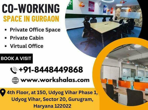 What types of coworking spaces are available in Gurgaon? - Kontor / Lokal