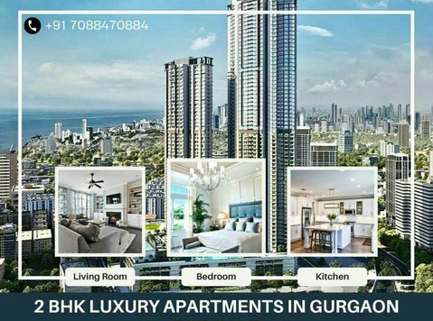 Buy 2 BHK Residential Apartments for Sale in Gurgaon - Станови