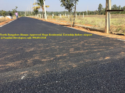 Biaapa Approved villa plots for sale before airport (2) - أراضي