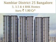 Nambiar District 25 Sarjapur Road | 100-acre Luxury Township - 아파트