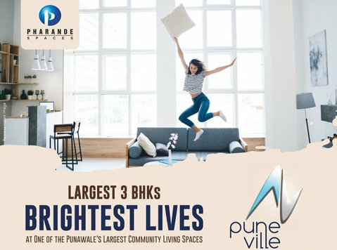 Buy Ultra Luxury Flats in Pune at Pharande Puneville - Hus
