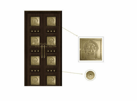 chennai’s Exclusive Ashtalakshmi Pooja Room Door Designs - Asunnot