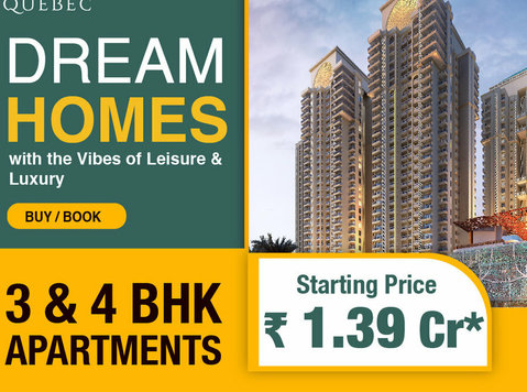 Apex Quebec offering 3&4 Bhk Residential Apartment. - Apartmány