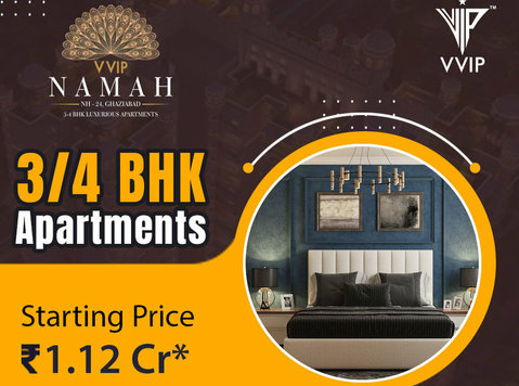Vvip Namah Nh24 luxury residential project in Ghaziabad - อพาร์ตเม้นท์