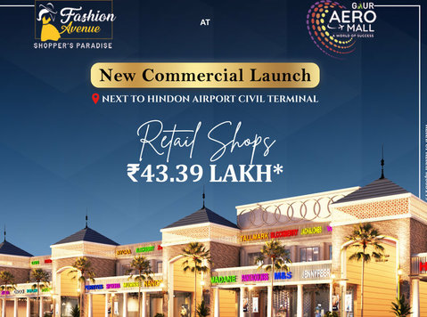 Gaur Aero Mall Next To Hindon Airport Ghaziabad. - Office / Commercial