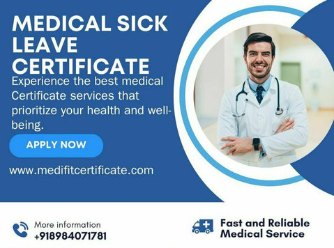 Get a Online Medical Sick Leave Certificate from Doctor - Flatshare
