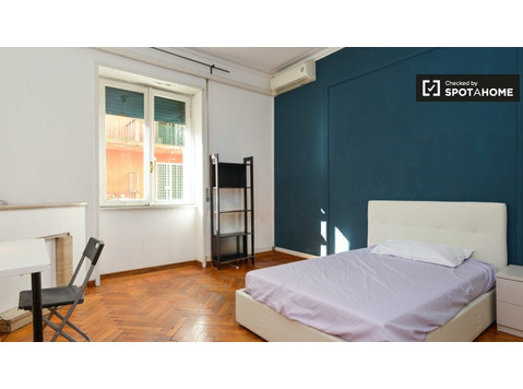 Inviting room for rent in 6-bedroom apartment in Nomentano - الإيجار