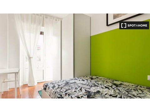 Quartos para alugar em apartamento com 8 quartos em Milão - Aluguel