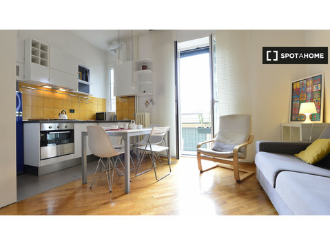 Dergano Milan kiralık şık 1 yatak odalı daire - Apartman Daireleri