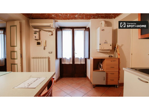 Centro, Torino'da rahat tek yatak odalı daire - Apartman Daireleri
