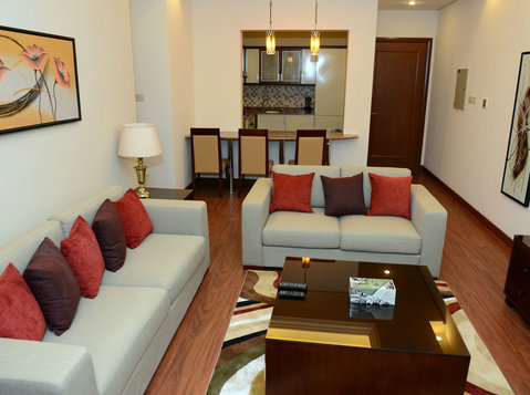 1  & 2  bedroom fully furnished in jabria - آپارتمان ها